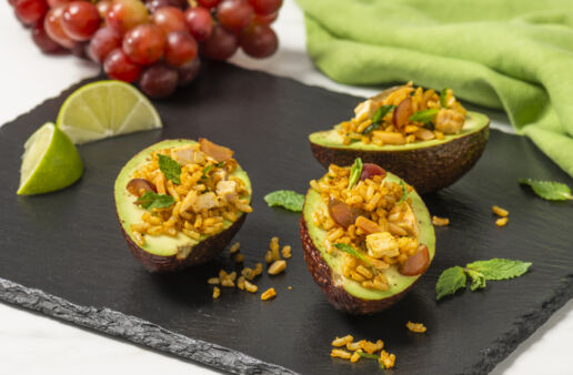 Curried Avocado Boats