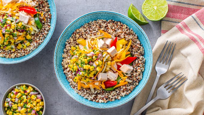 Quinoa Fajita Bowls