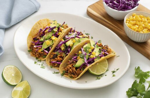 flexitarian-tacos-with-brown-rice-black-beans-corn-and-avocado