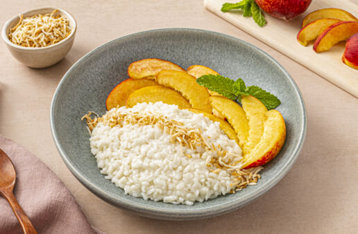 Peach Sticky Rice