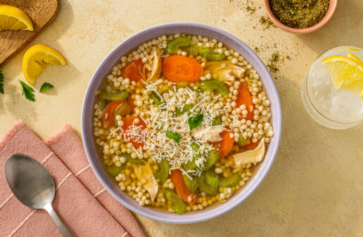 italian penicillin soup pearl couscous recipe