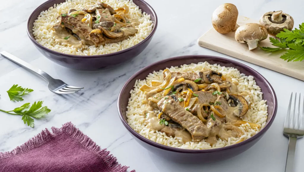 successful beef stroganoff