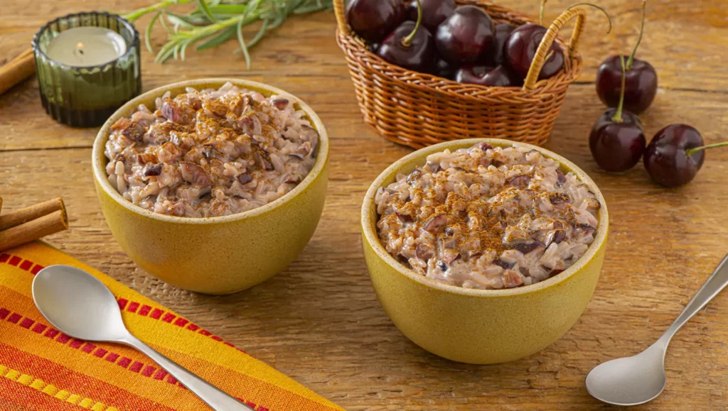 cherried rice pudding recipe